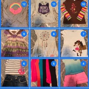 Girls bundle lot size 7/8